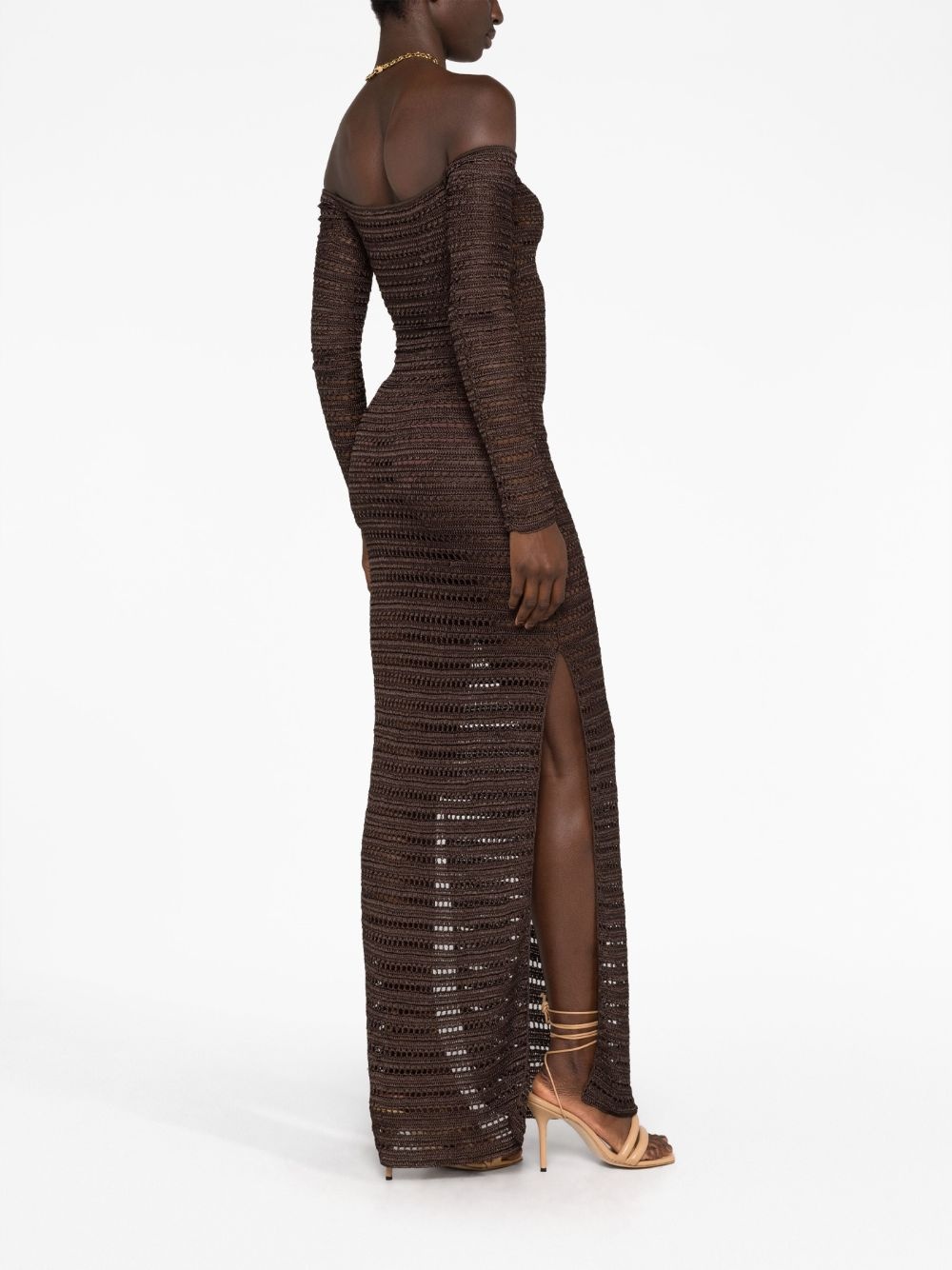 Montro open-knit maxi dress - 6