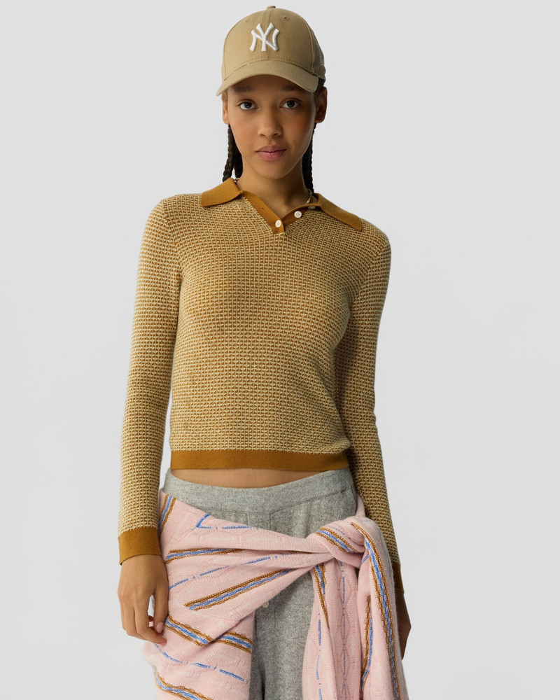 Pique L/S Shrunken Polo 4