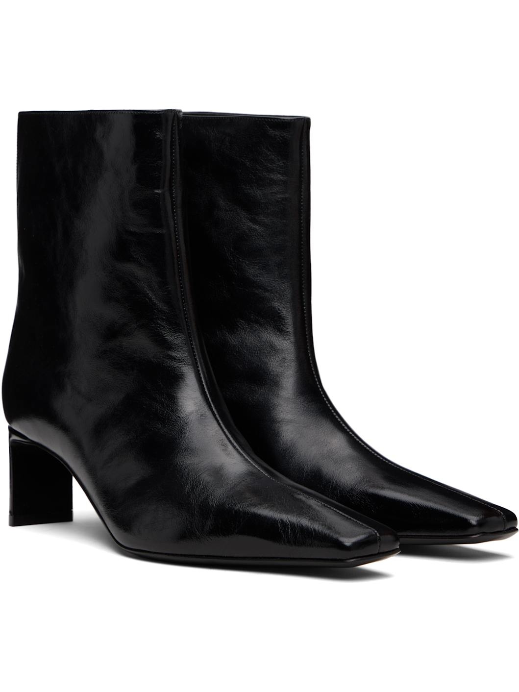 Black Ona Ankle Boots - 4