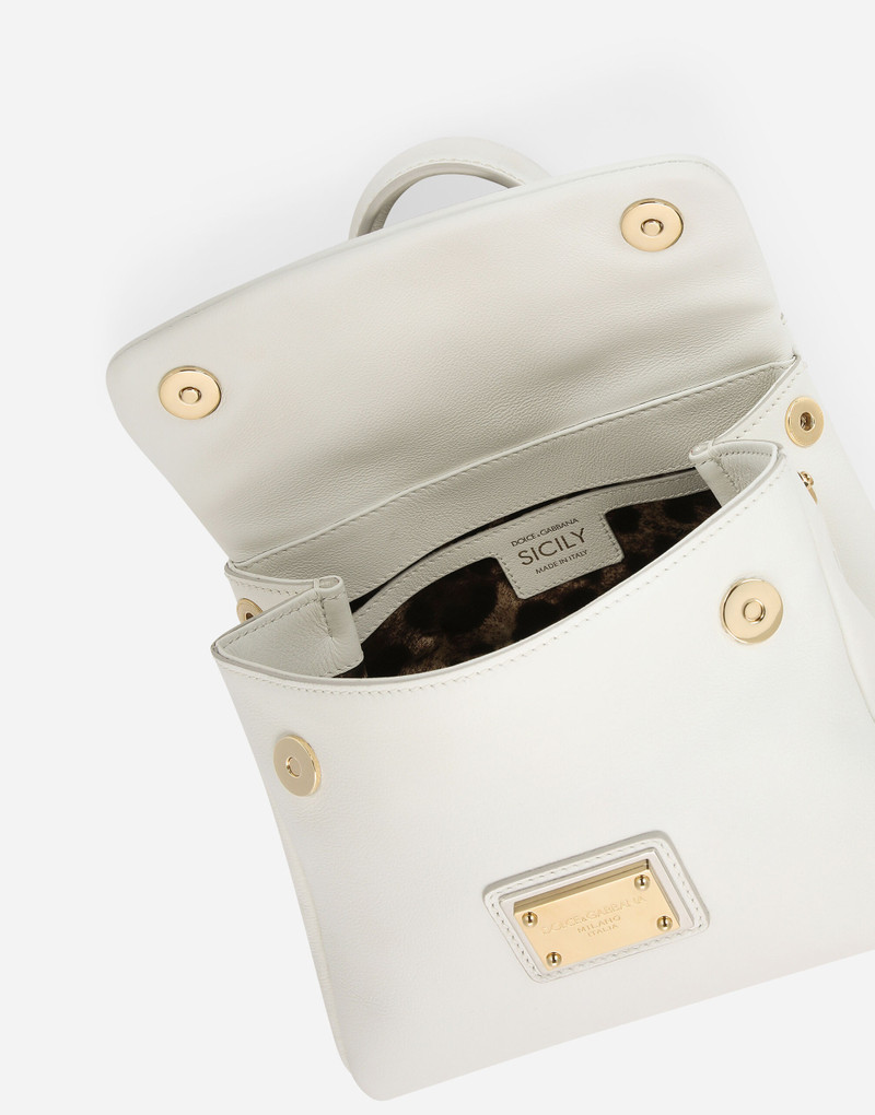 Small calfskin Sicily soft bag 5