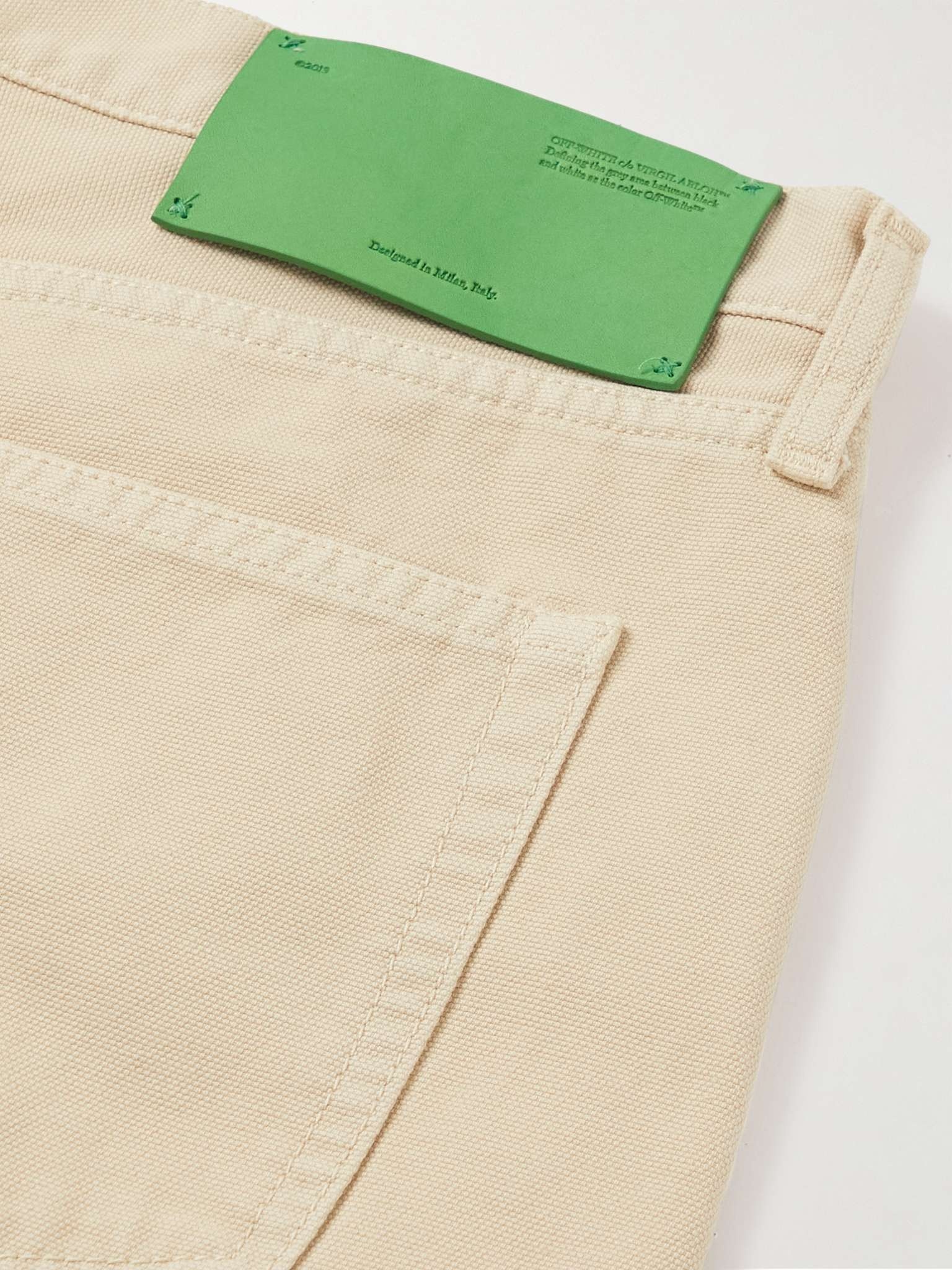 Wave Off Straight-Leg Cotton-Canvas Shorts - 5