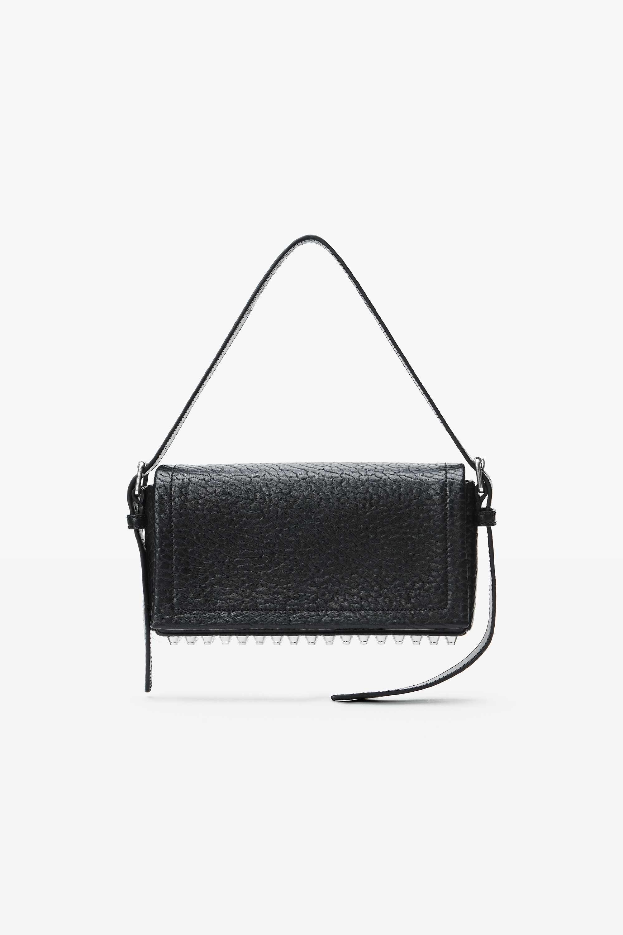 Black Ricco Slim Flap Bag - 1