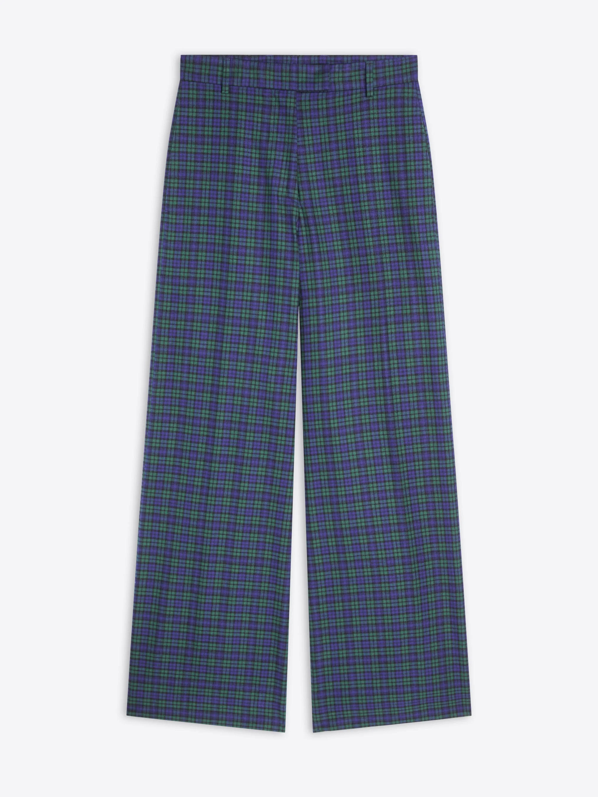 WIDE LEG COTTON PANTS - 1