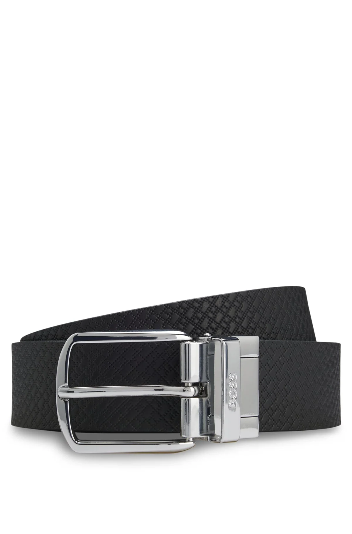 REVERSIBLE BELT IN ITALIAN LEATHER - 1
