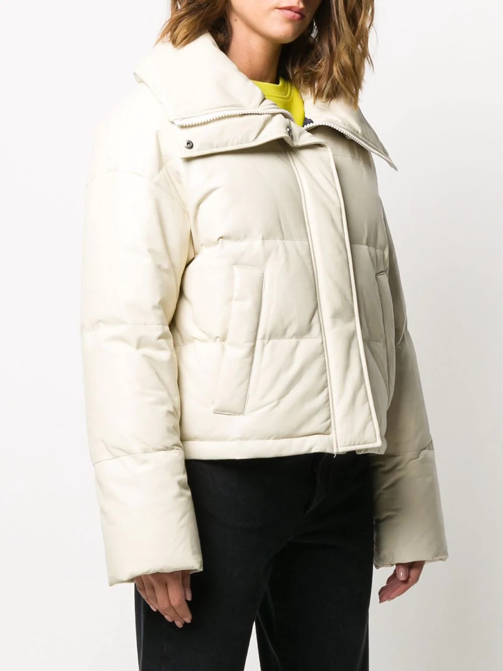 cream puffer jacket - 3