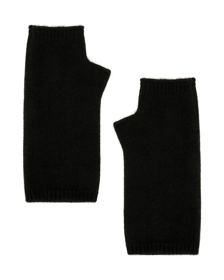 Fingerless Cashmere Gloves - 1