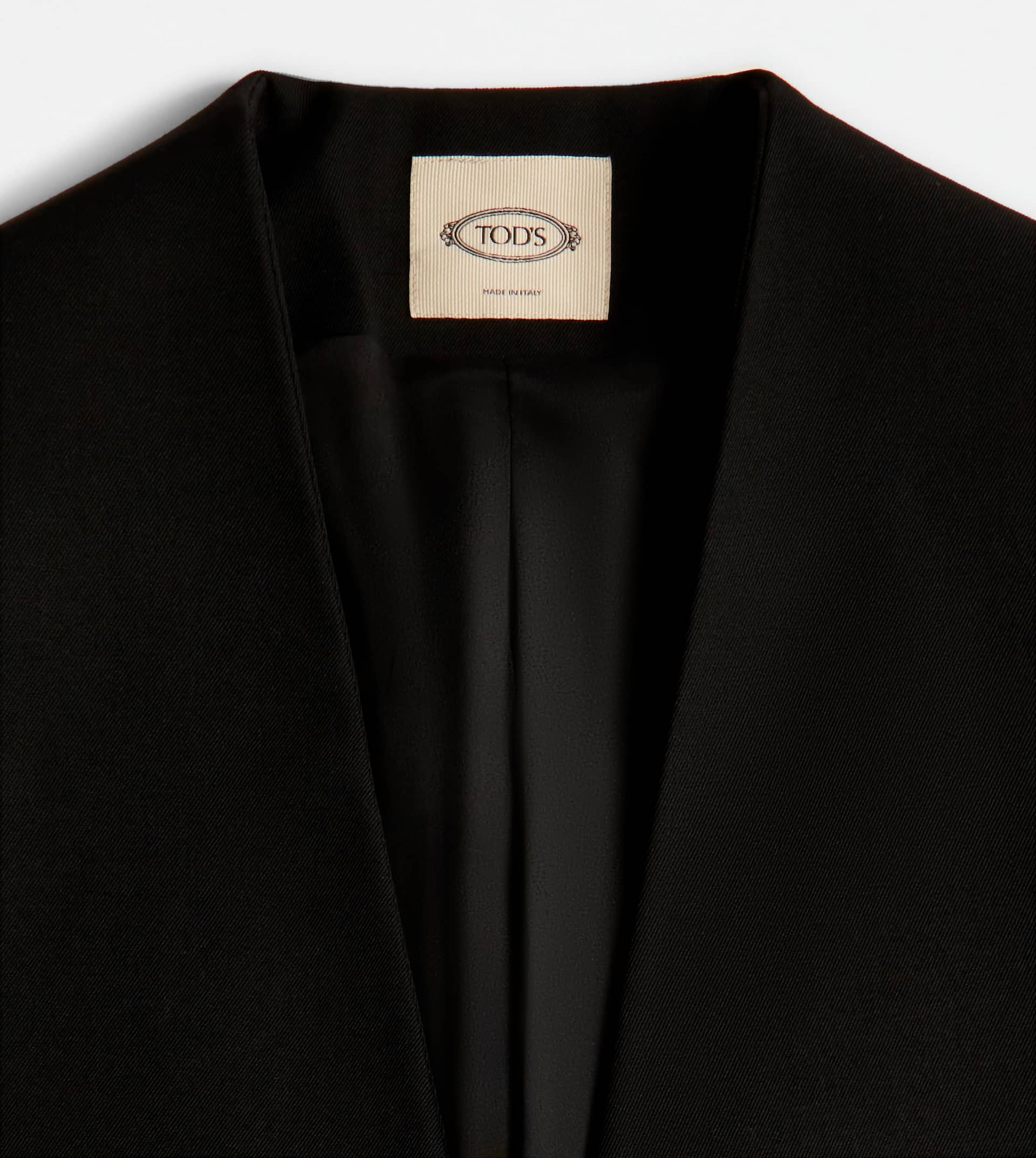 BLAZER IN WOOL - BLACK - 3