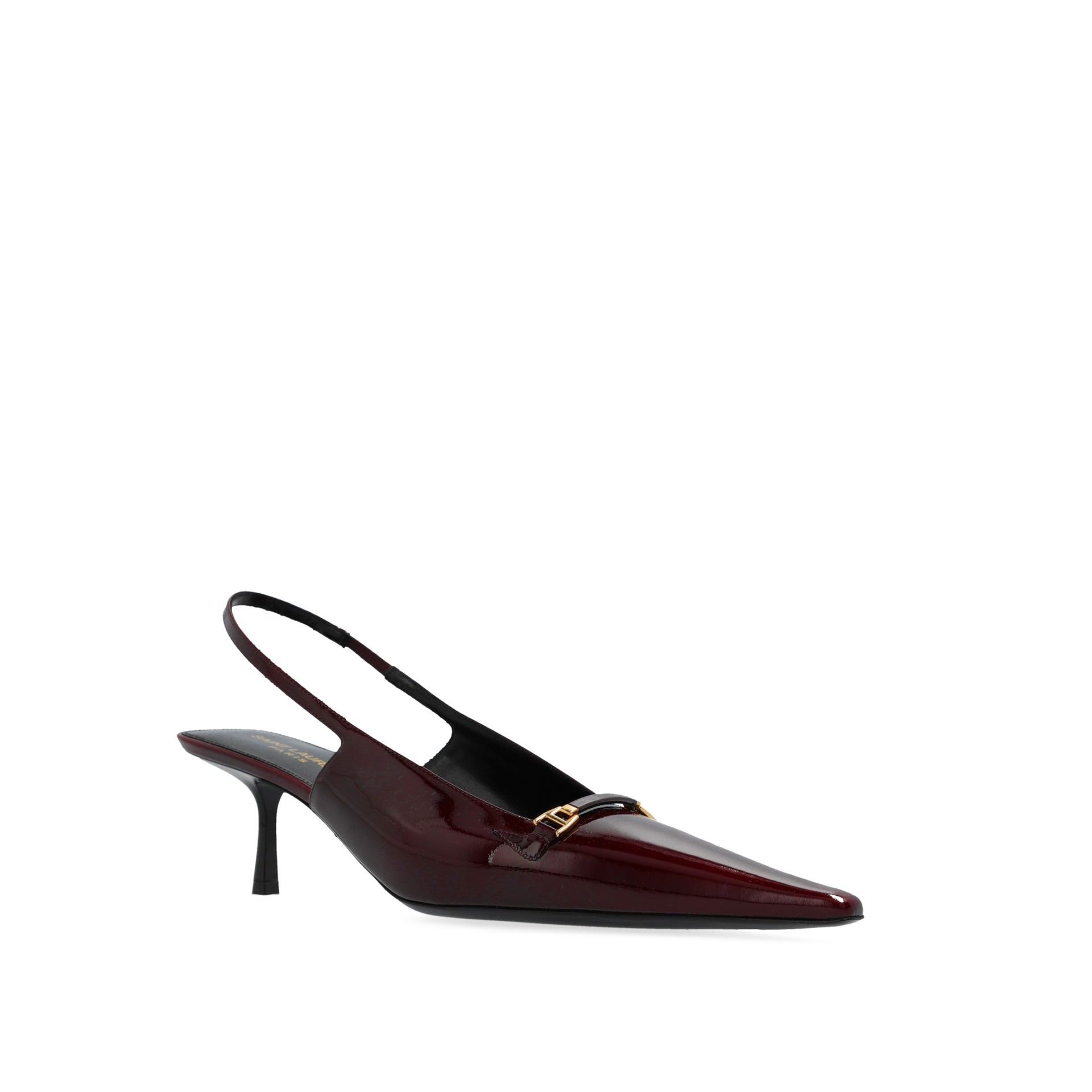 Saint Laurent 'Carine Leather Slingback Pumps Women - 2
