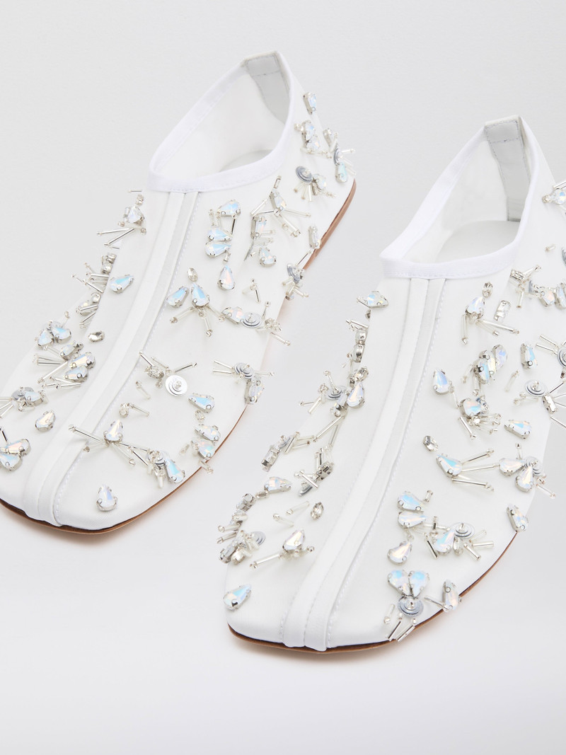Frosted Beaded Mesh Flat 3