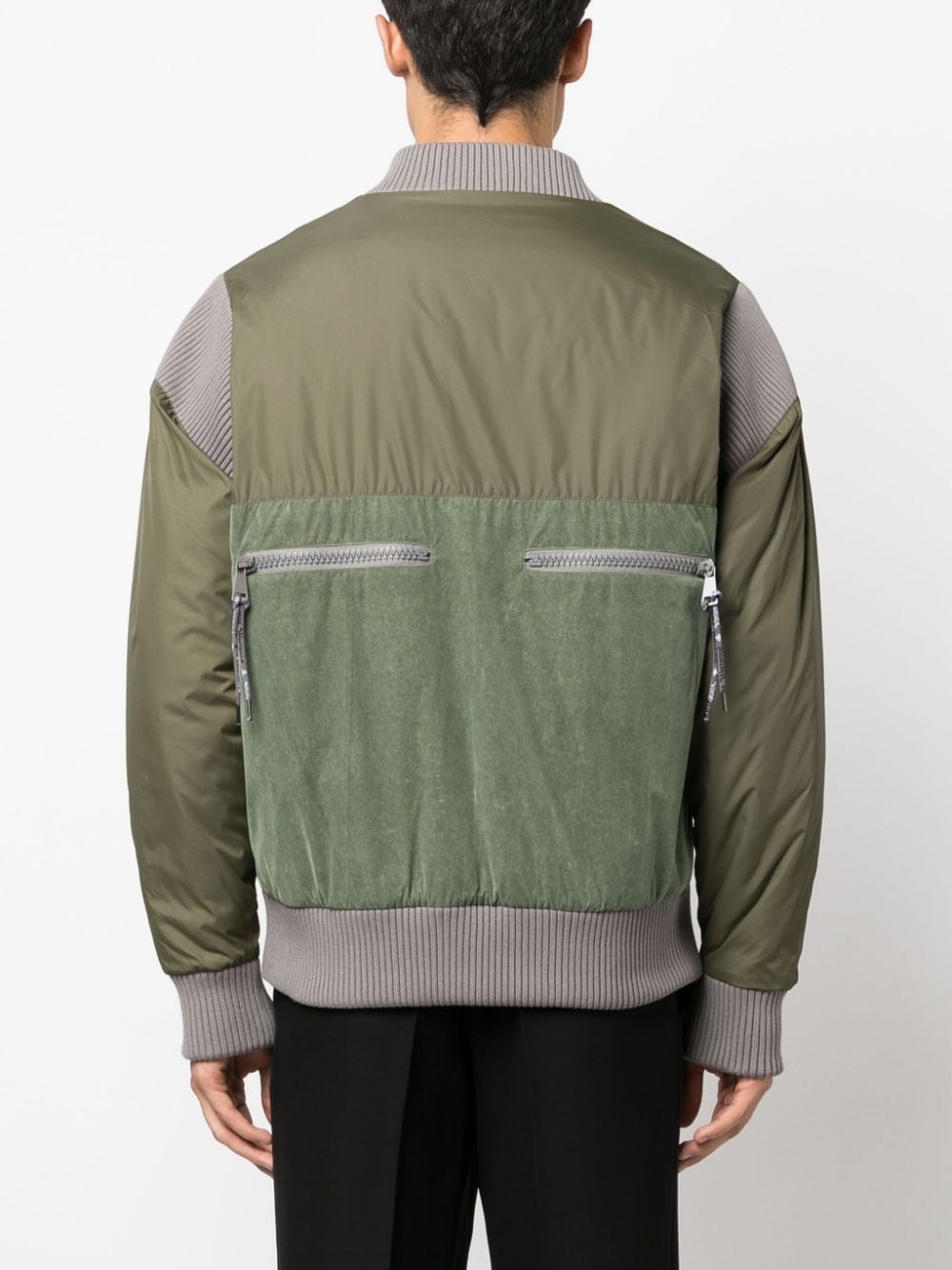 Cyclist panelled bomber jacket - 4