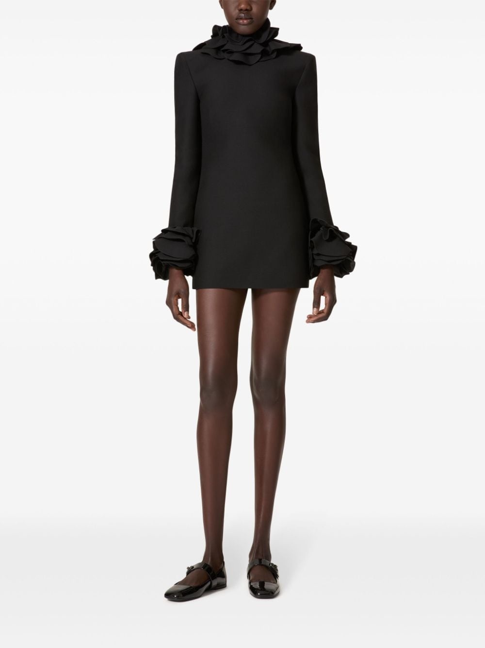 ruffled mini dress - 3