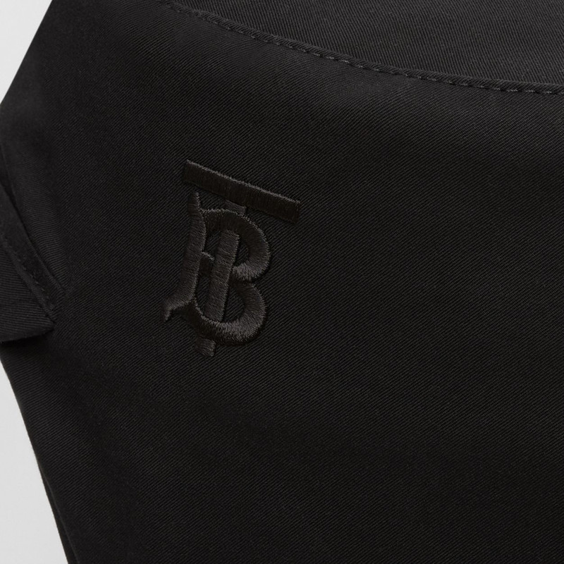 Monogram Motif Cotton Gabardine Cap 5