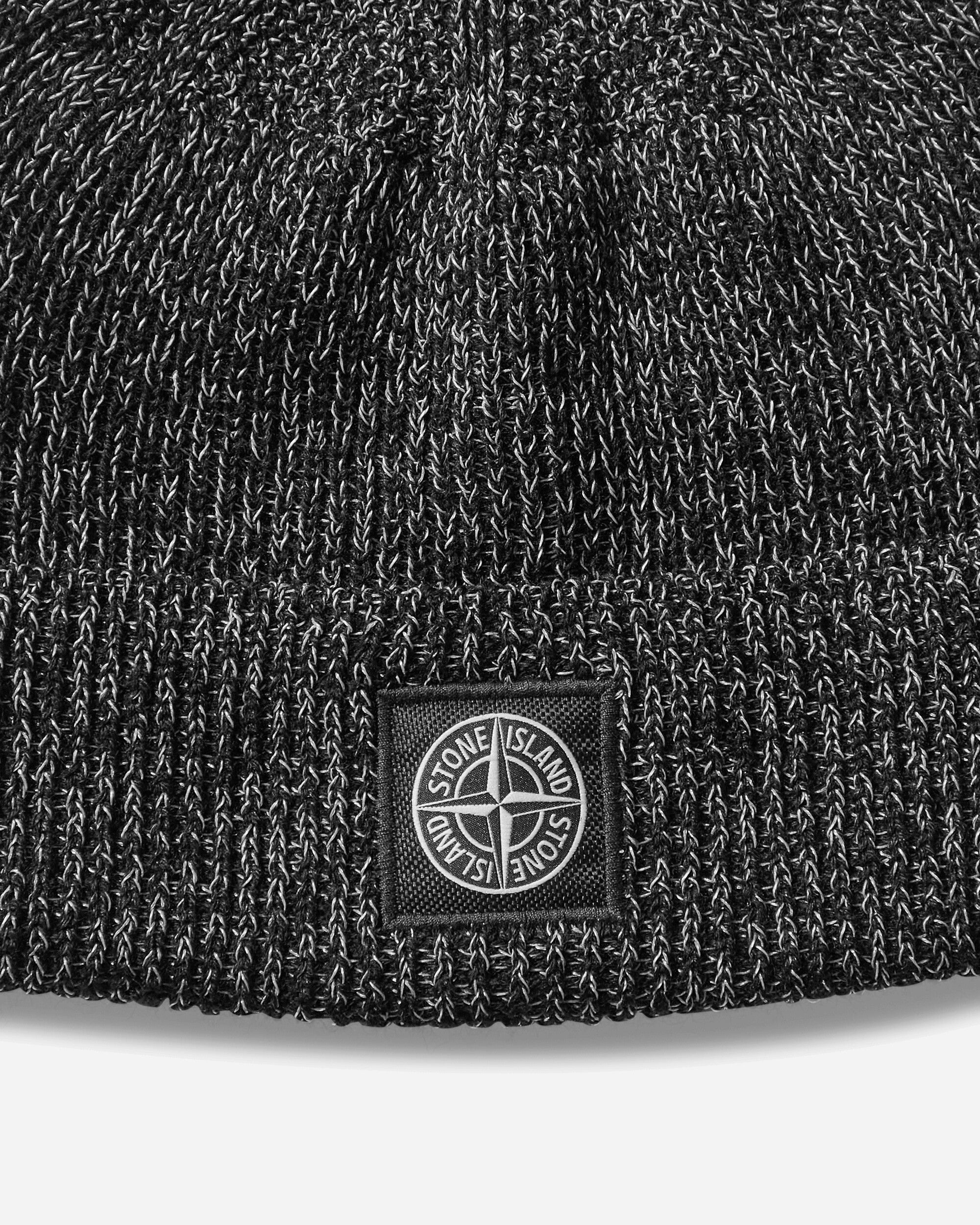 Knit Reflective Beanie Black - 4