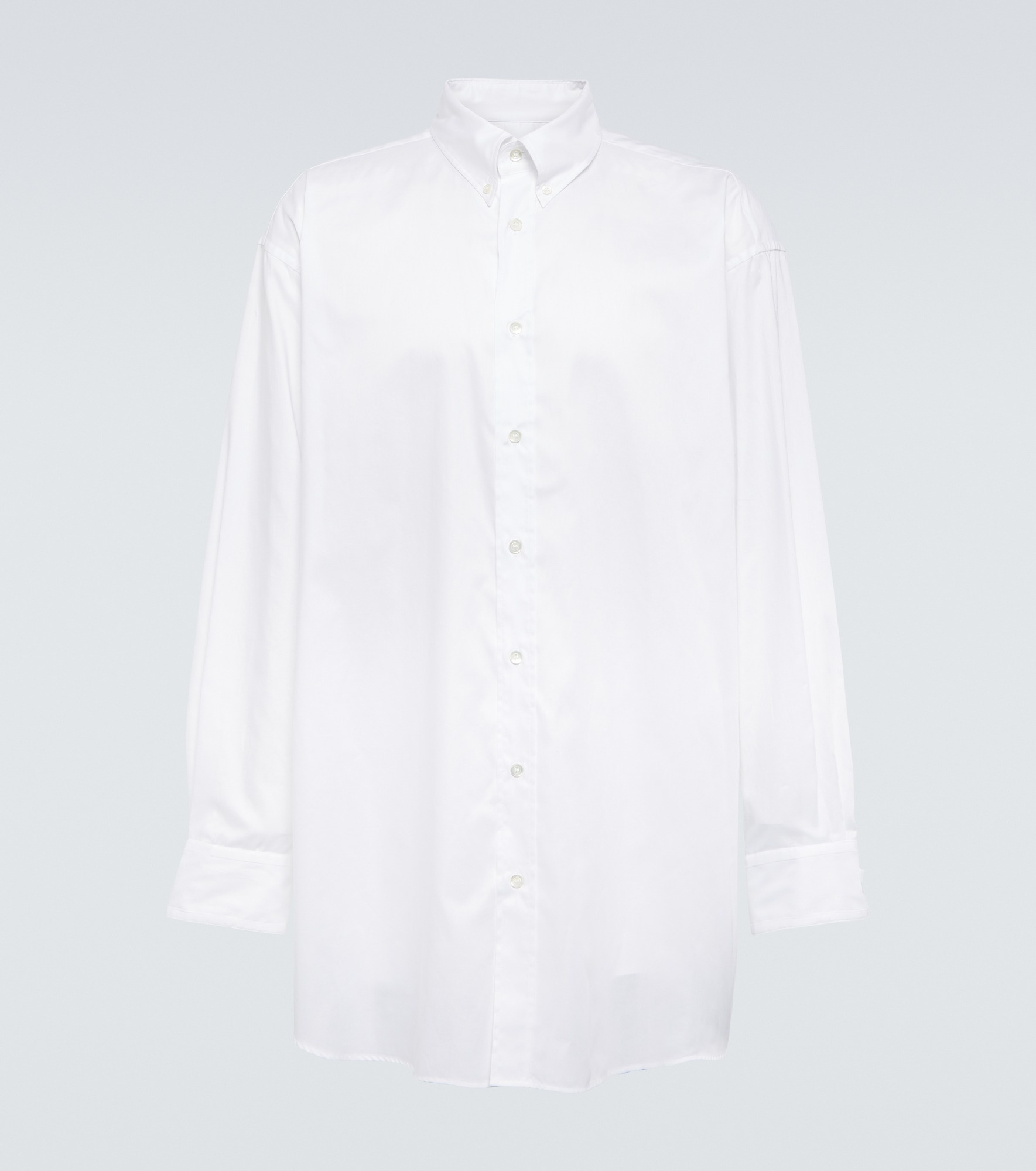 Cotton poplin shirt - 1