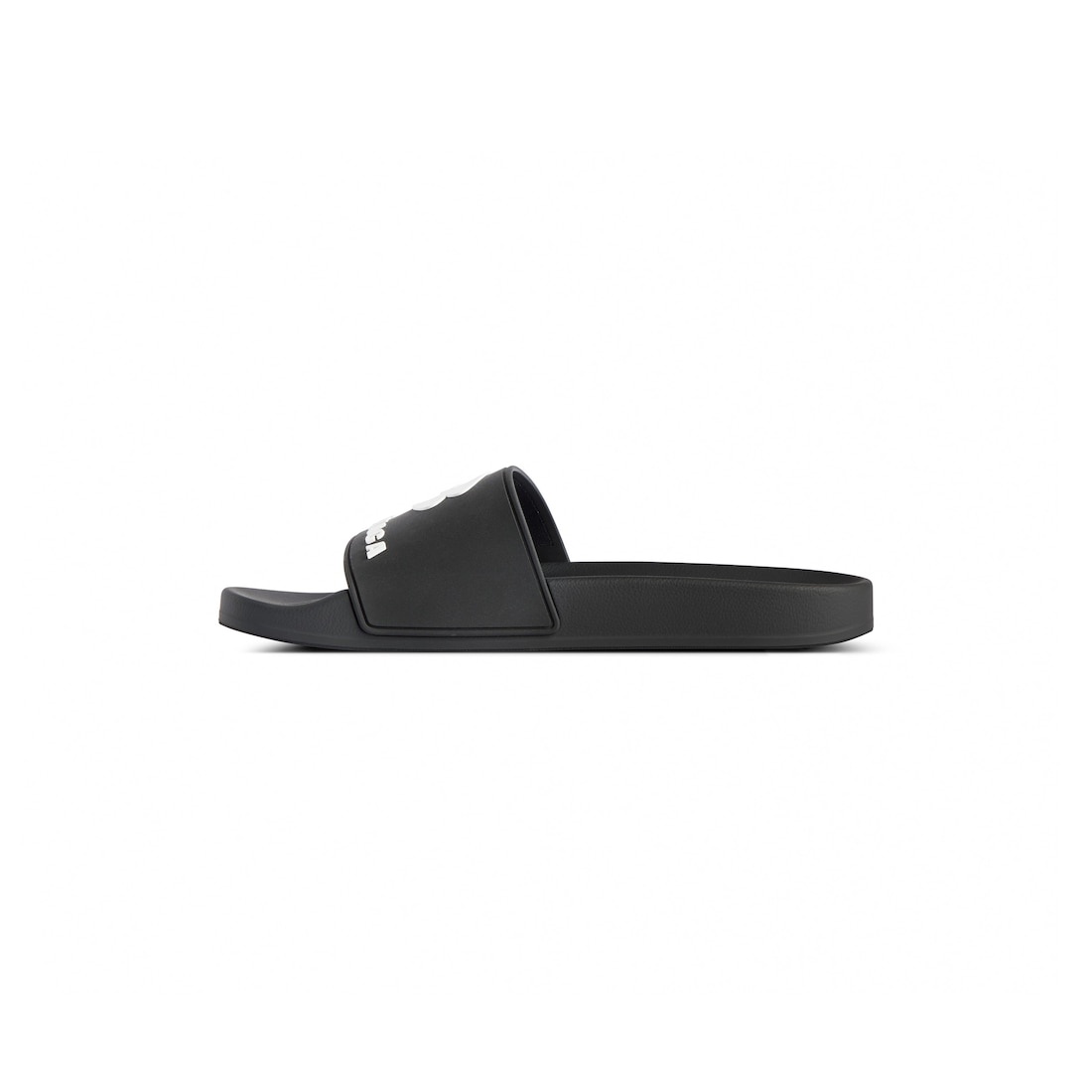 Men's Pool Slide Sandal  in Black/white - 4