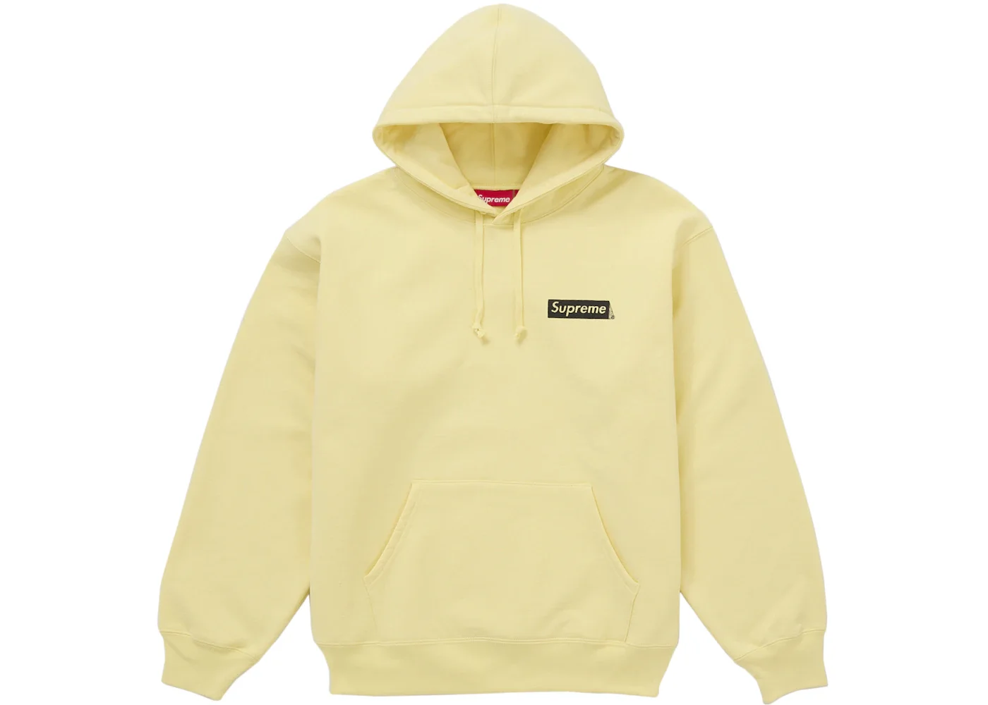 Supreme President Hooded Sweatshirt Yellow - 1