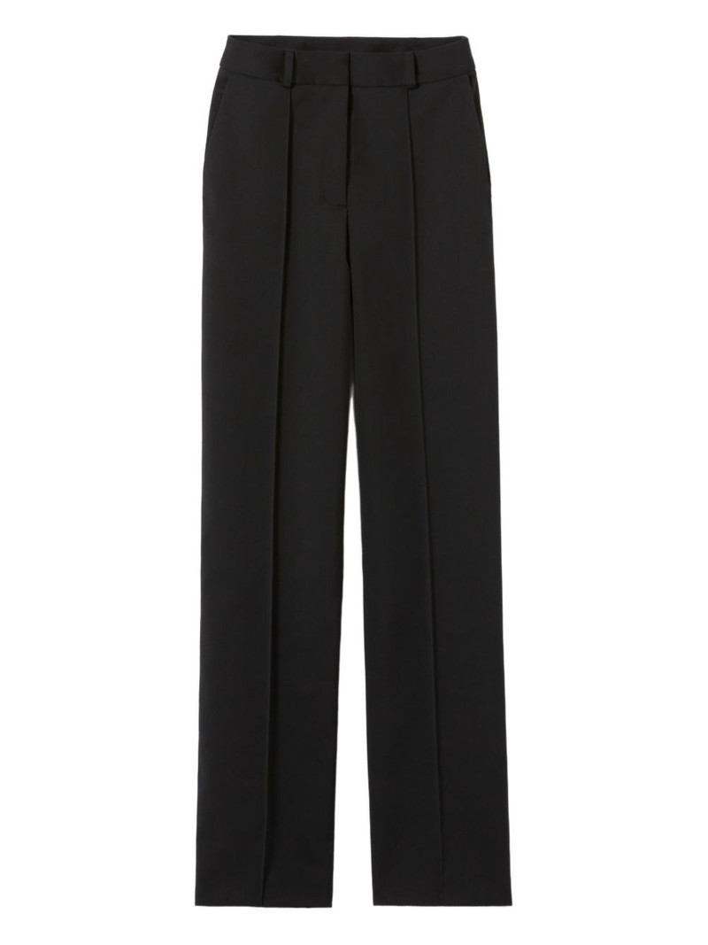 pleated straight trousers 1