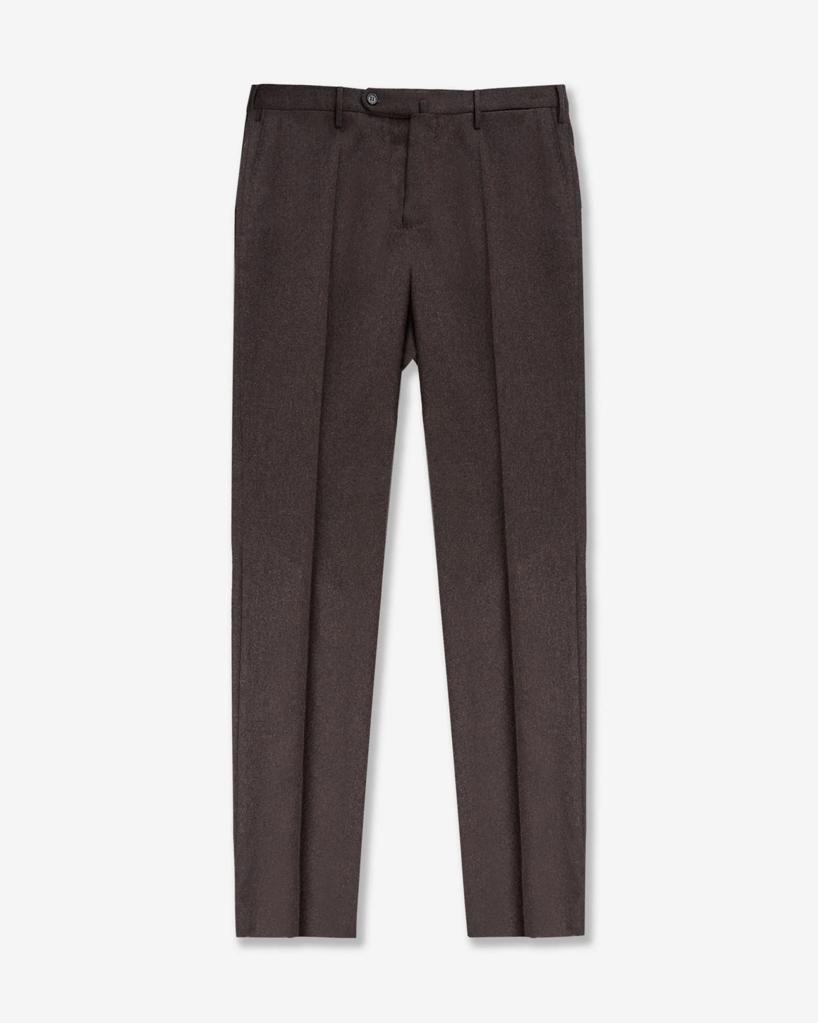 Slim fit wool and cashmere flannel trousers - 1