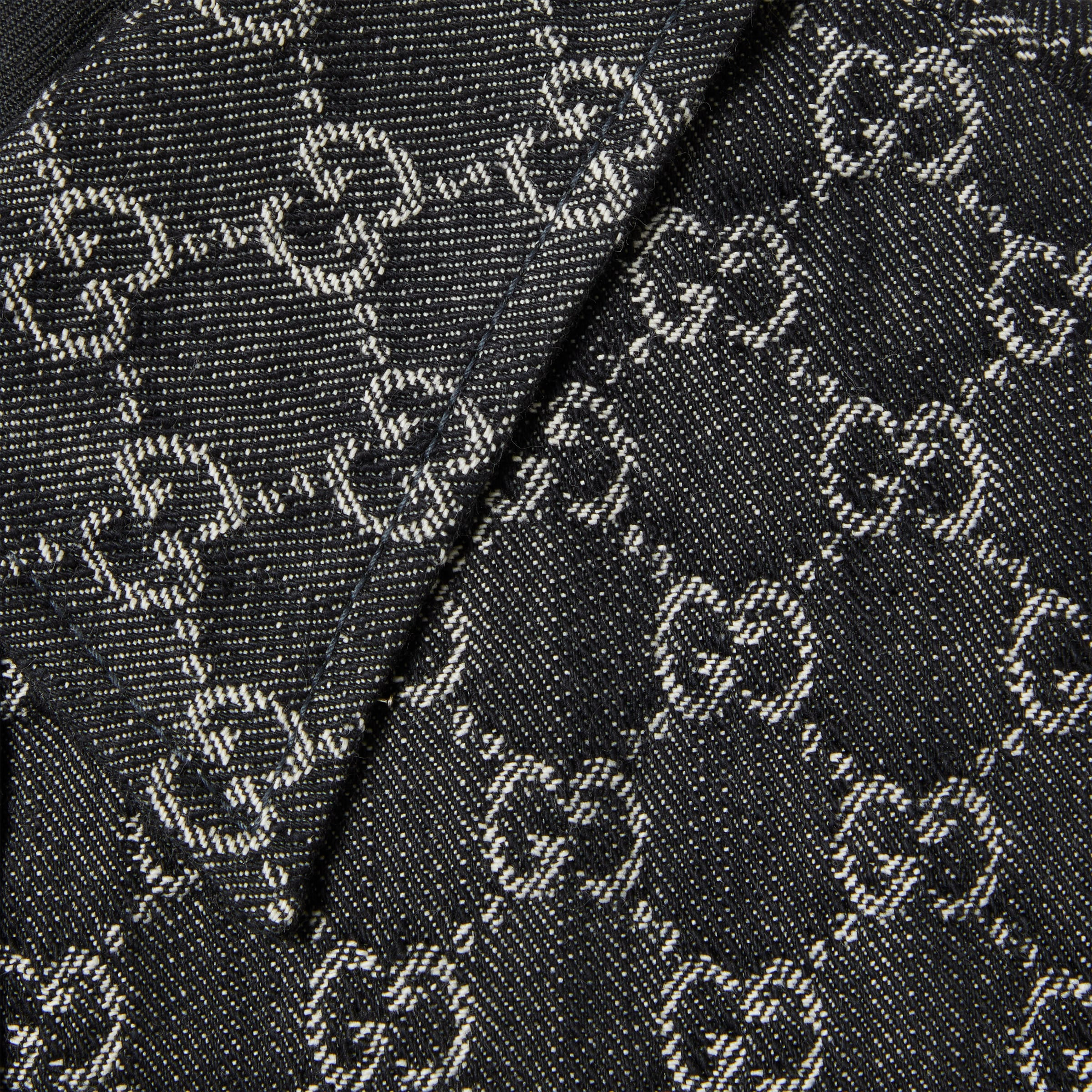 Reversible wool and GG denim shirt - 9