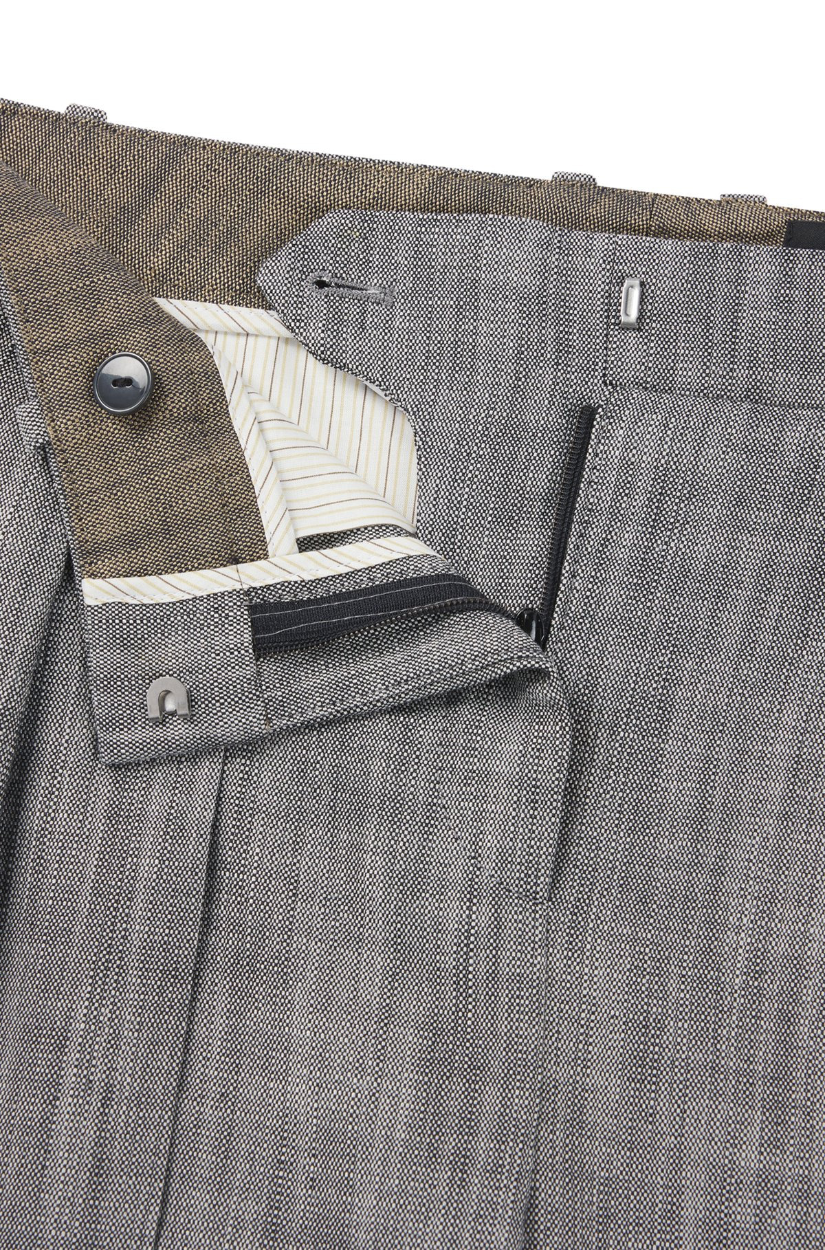 REGULAR-FIT TROUSERS WITH PLEATED FRONT - 6