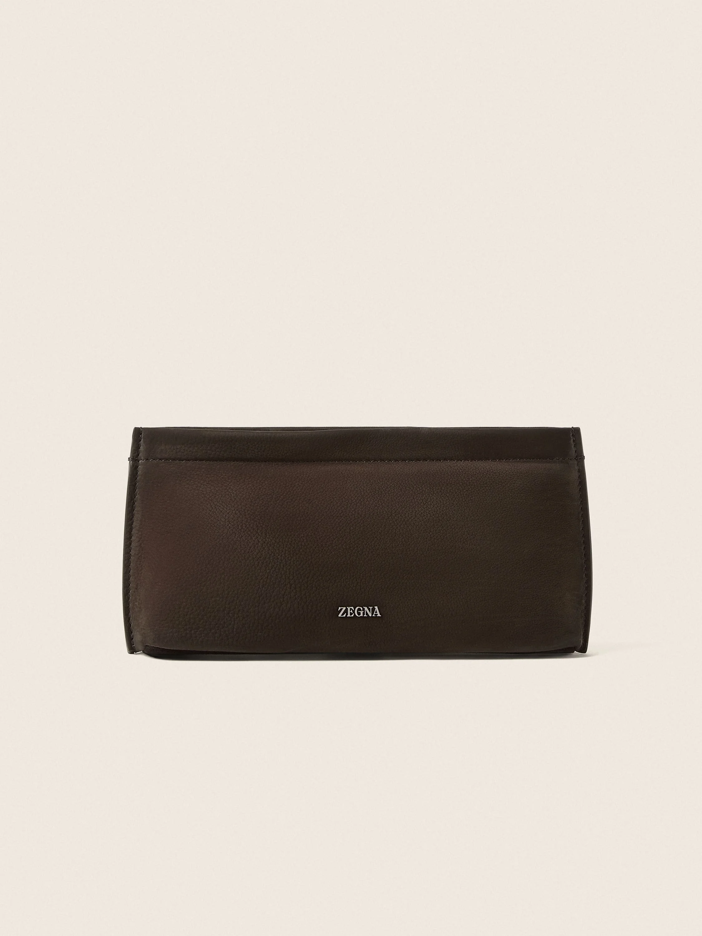 DARK BROWN SECONDSKIN POUCH - 1