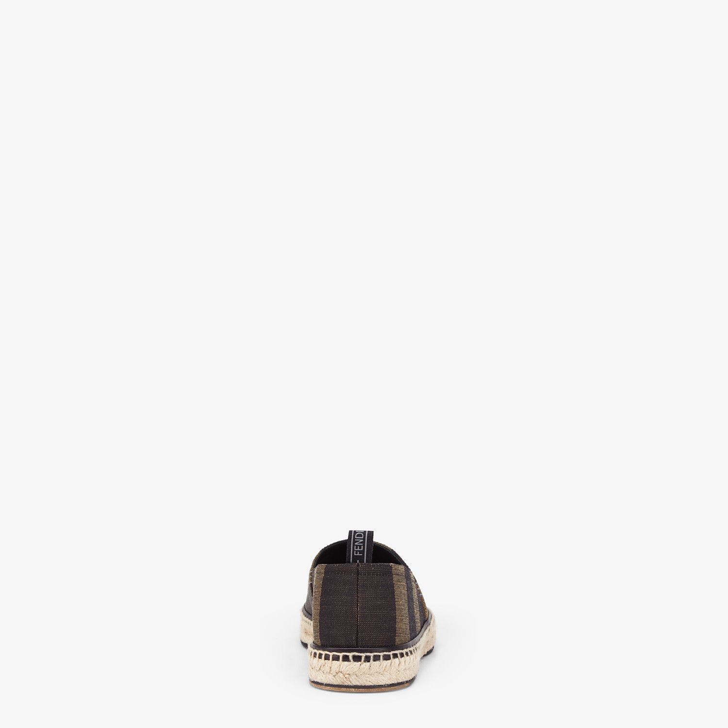 Brown fabric espadrilles - 3