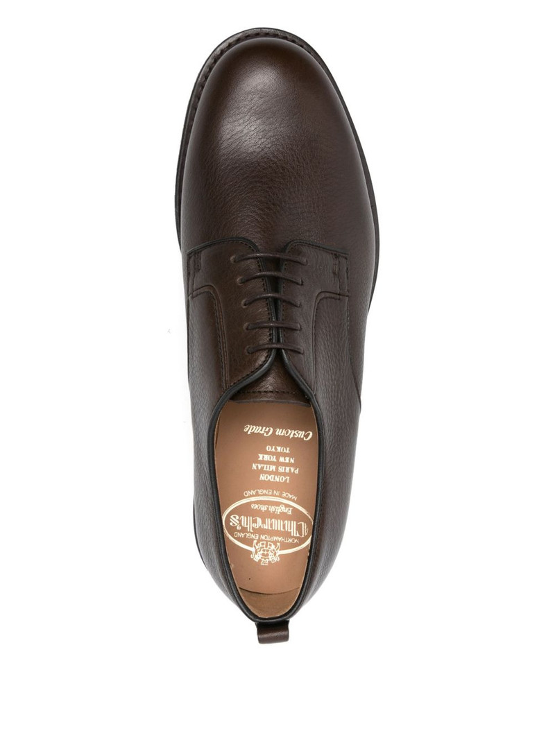 leather lace-up derby shoes 4