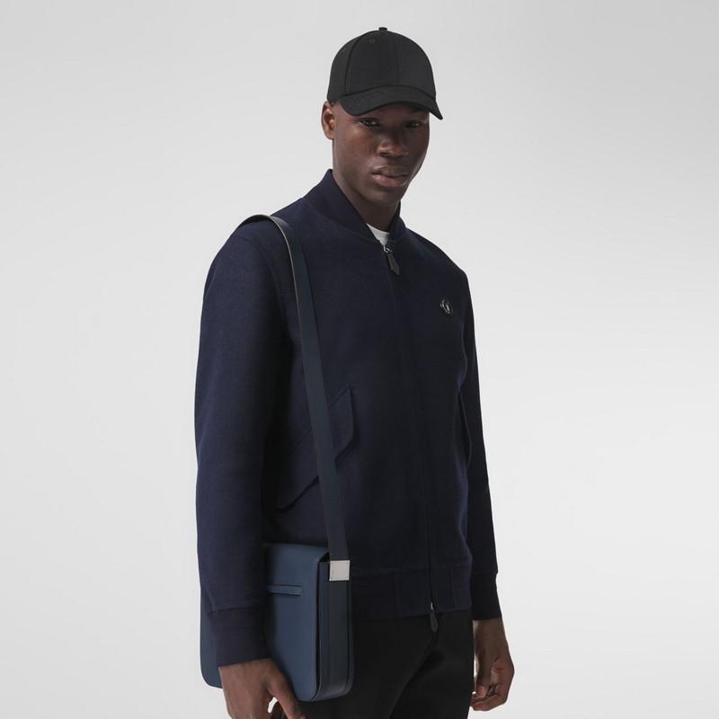 Small Grainy Leather Messenger Bag 9