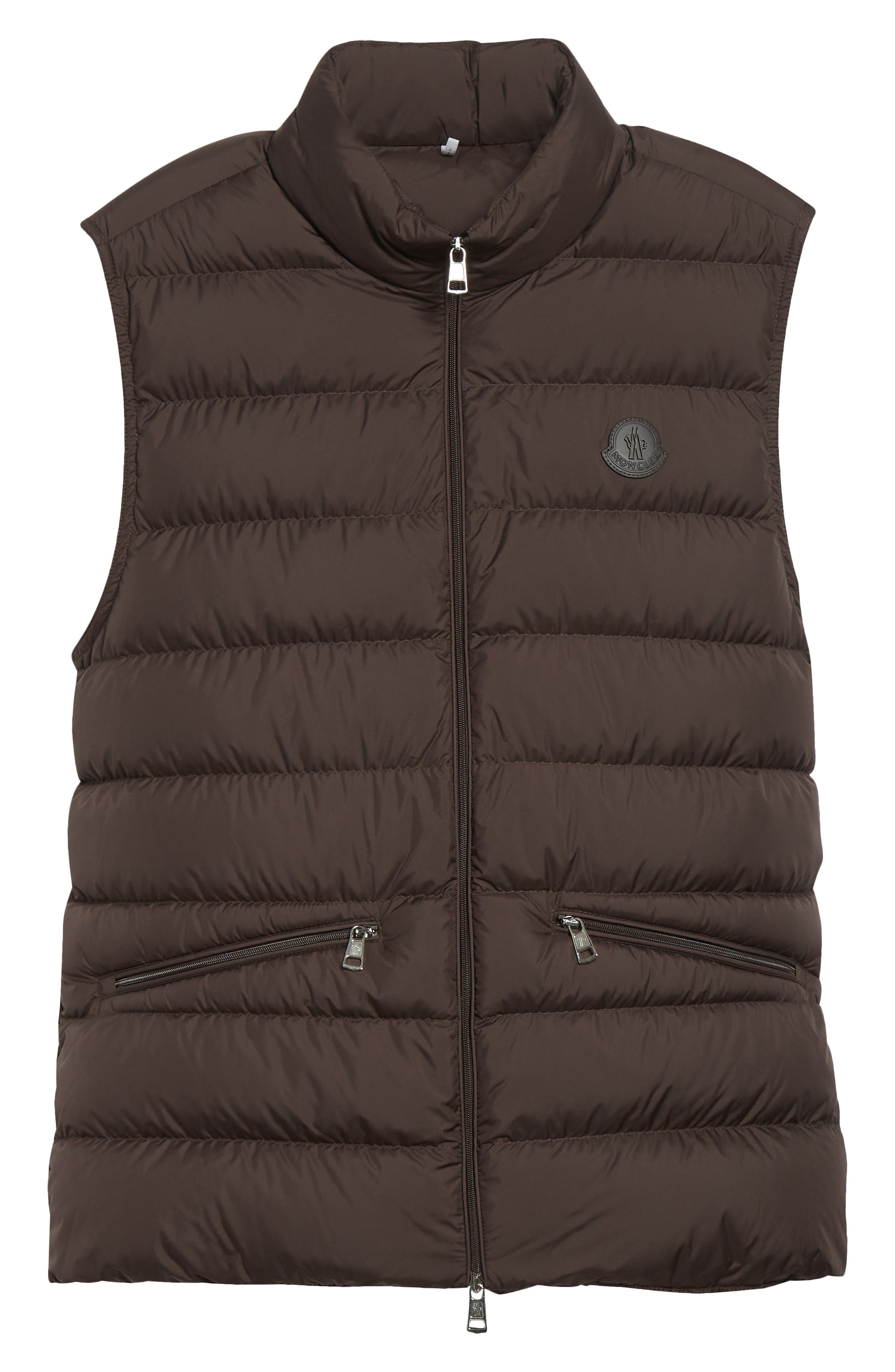 Moncler Treompan Down Puffer Vest in Brown at Nordstrom - 7