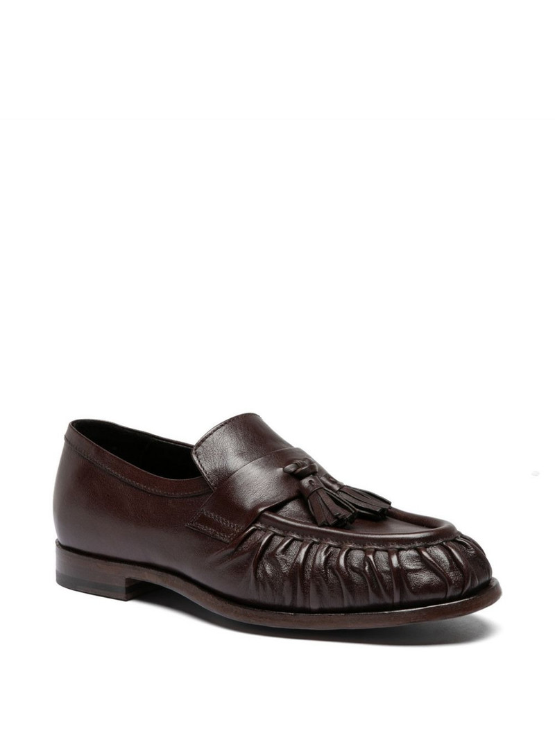 OFFICINE CREATIVE Solitude tassel leather loafers outlook