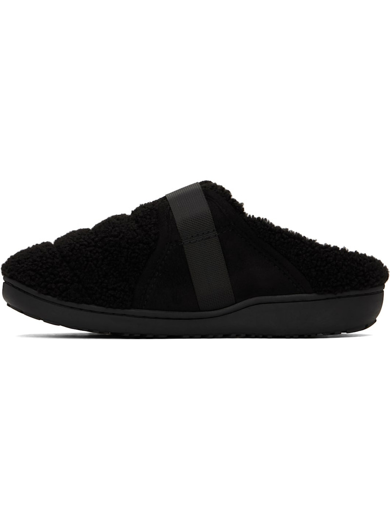 A.P.C. Black SUBU Edition Belt Line Slippers outlook