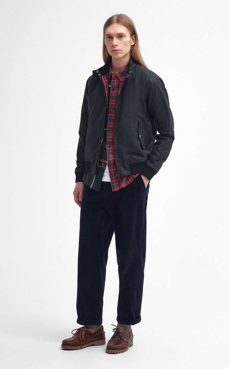 Barbour BARBOUR X BARACUTA PORTON WAX JACKET BLACK outlook