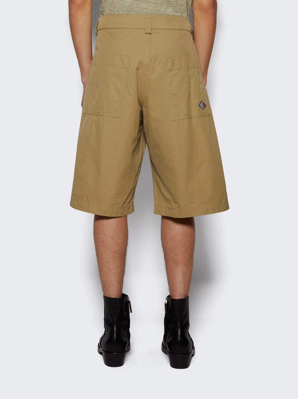 Light Cotton Twill Shorts Flint - 4