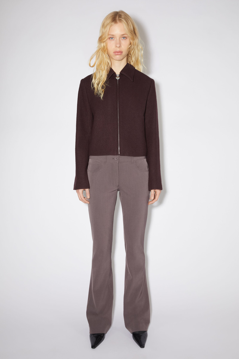 Acne Studios Wool blend trousers - Dove purple outlook