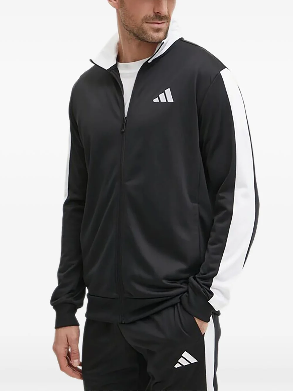 stripe-logo tracksuit - 1