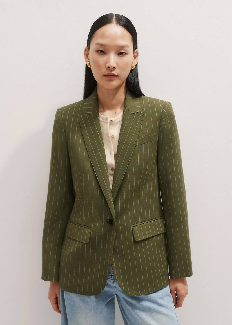 Sharp Shoulder Blazer 7