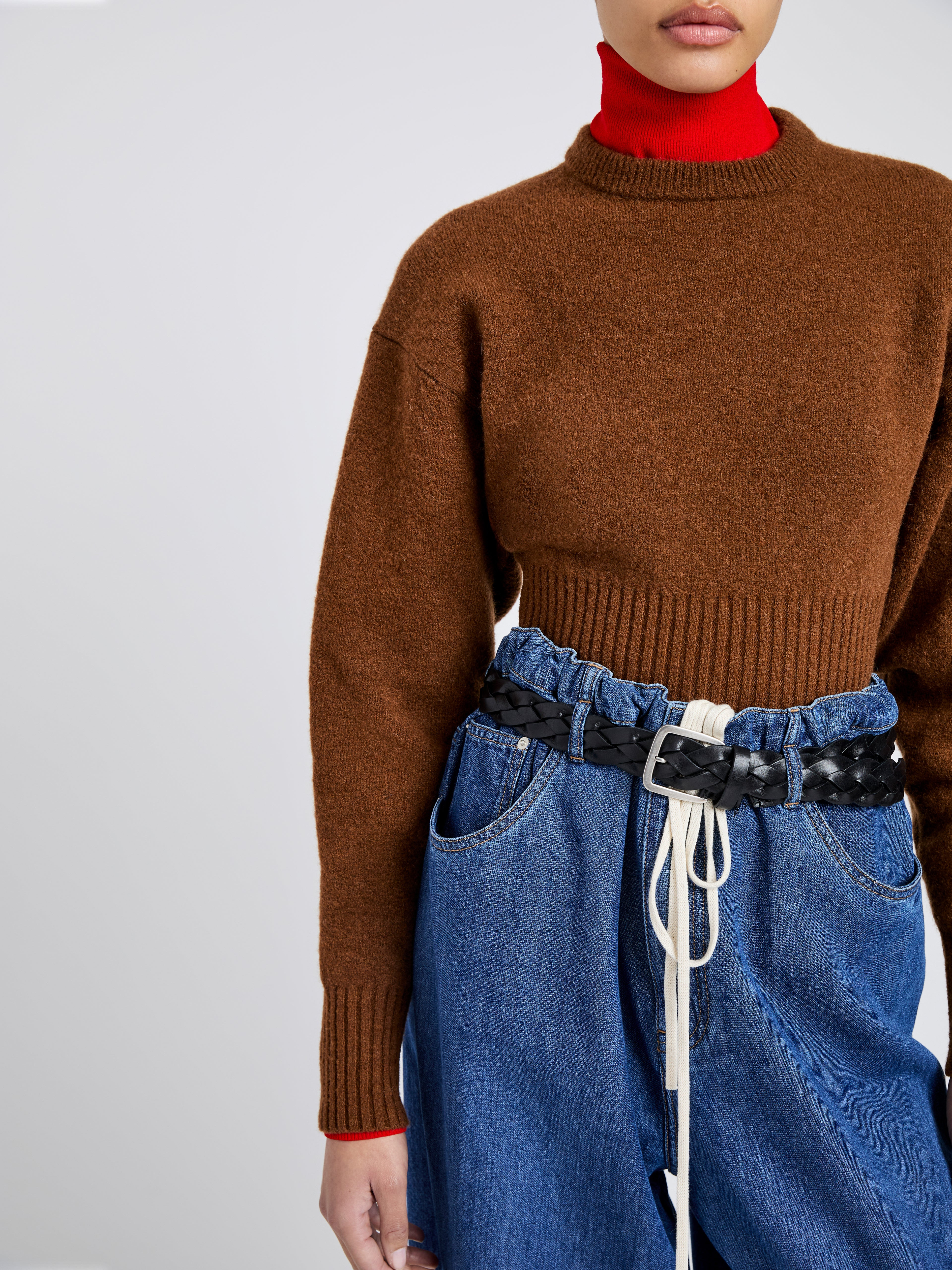 Randi Top in Boiled Wool - 6