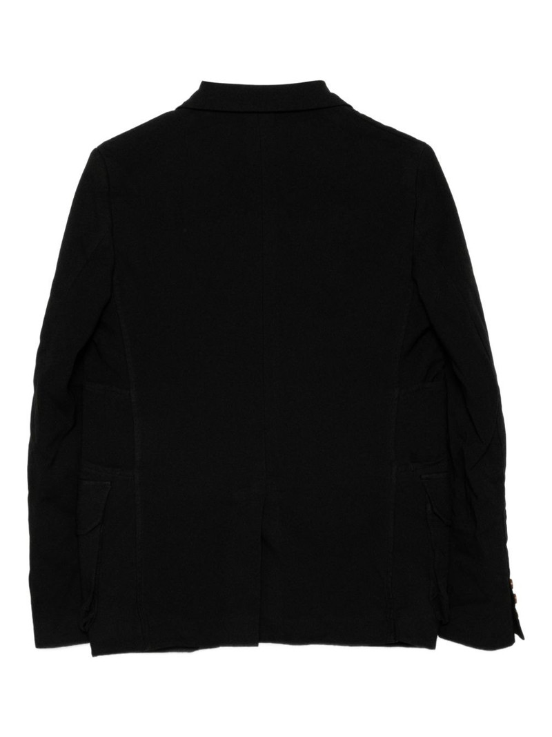 BLACK COMME des GARÇONS panelled blazer outlook