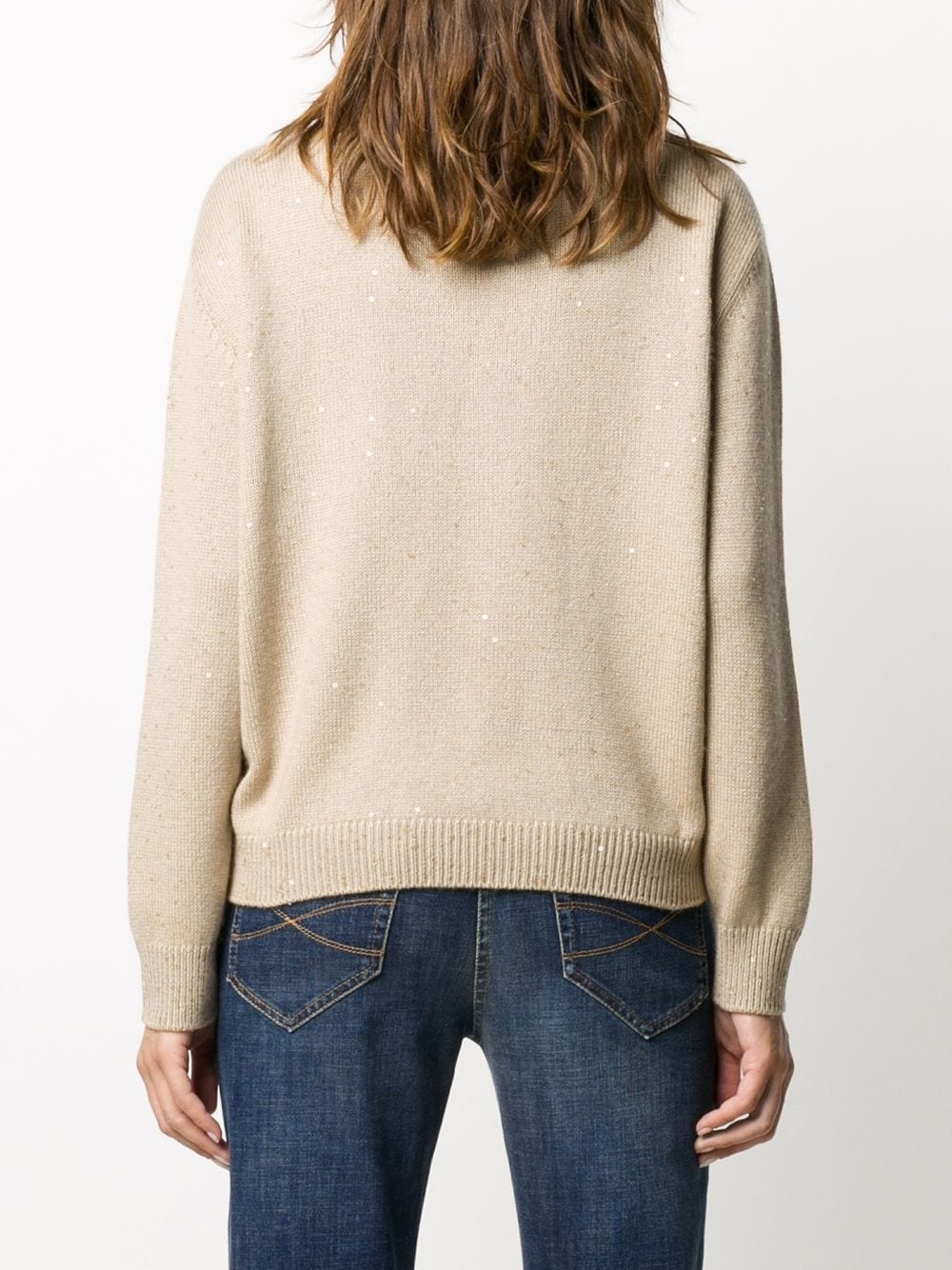 diamante knit jumper - 4