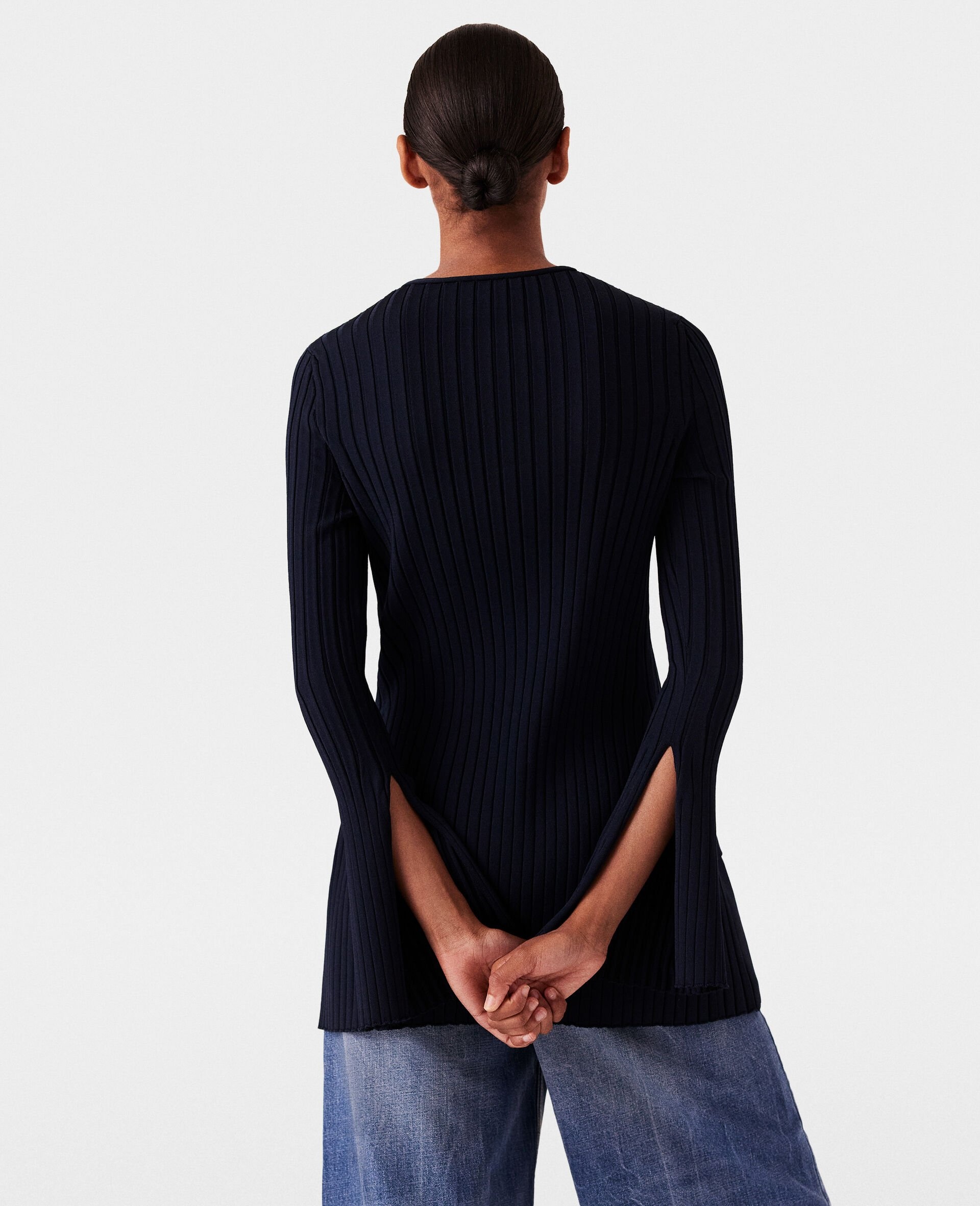 Ribbed Long Sleeve Cardigan - 5