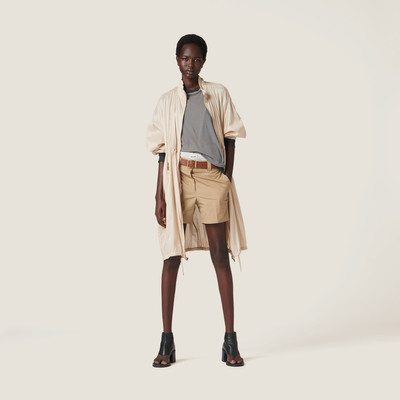 Miu Miu Poplin Bermudas outlook