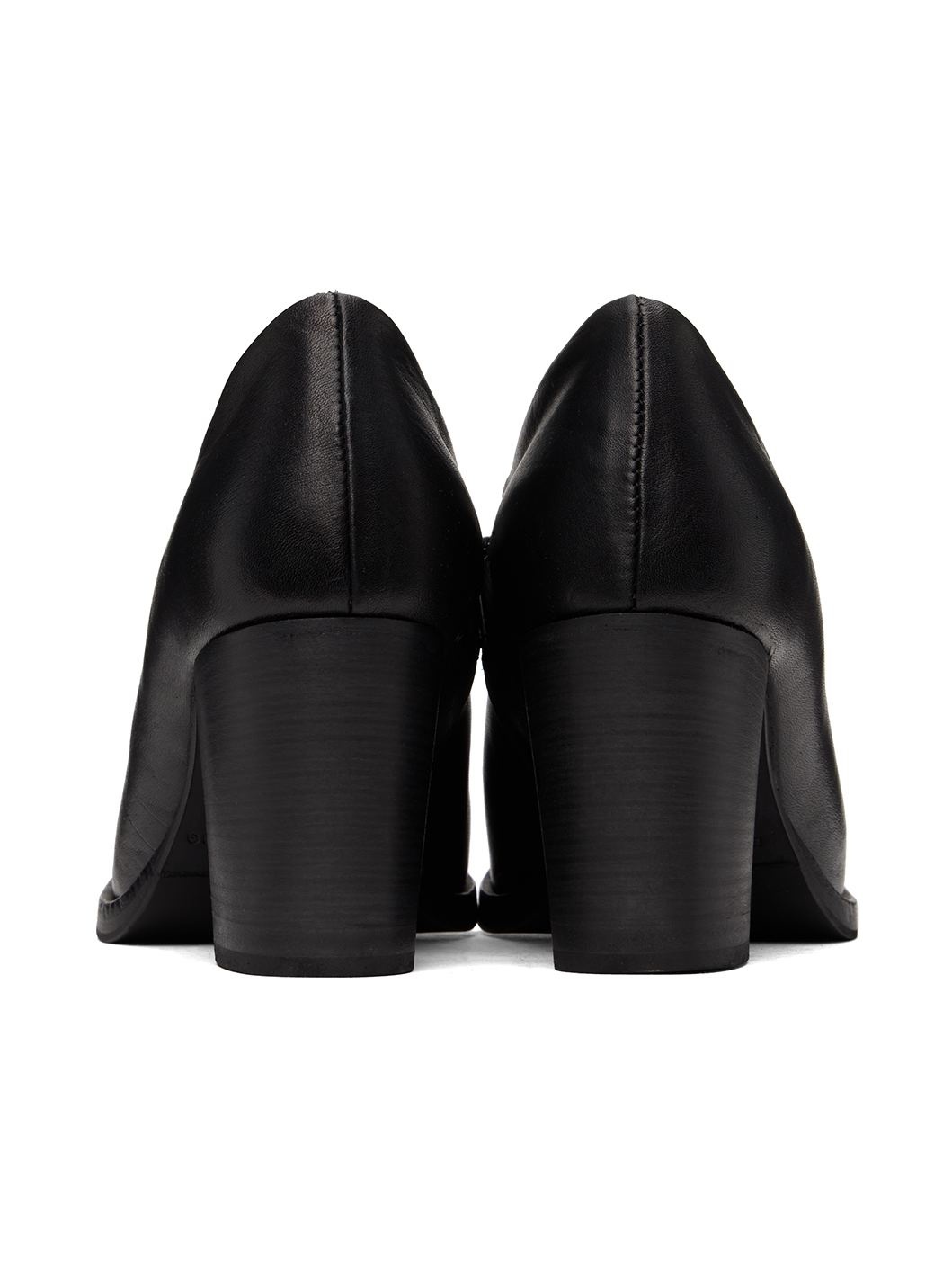 Black Adam Signature Edition Leather Slip-On Heels - 2