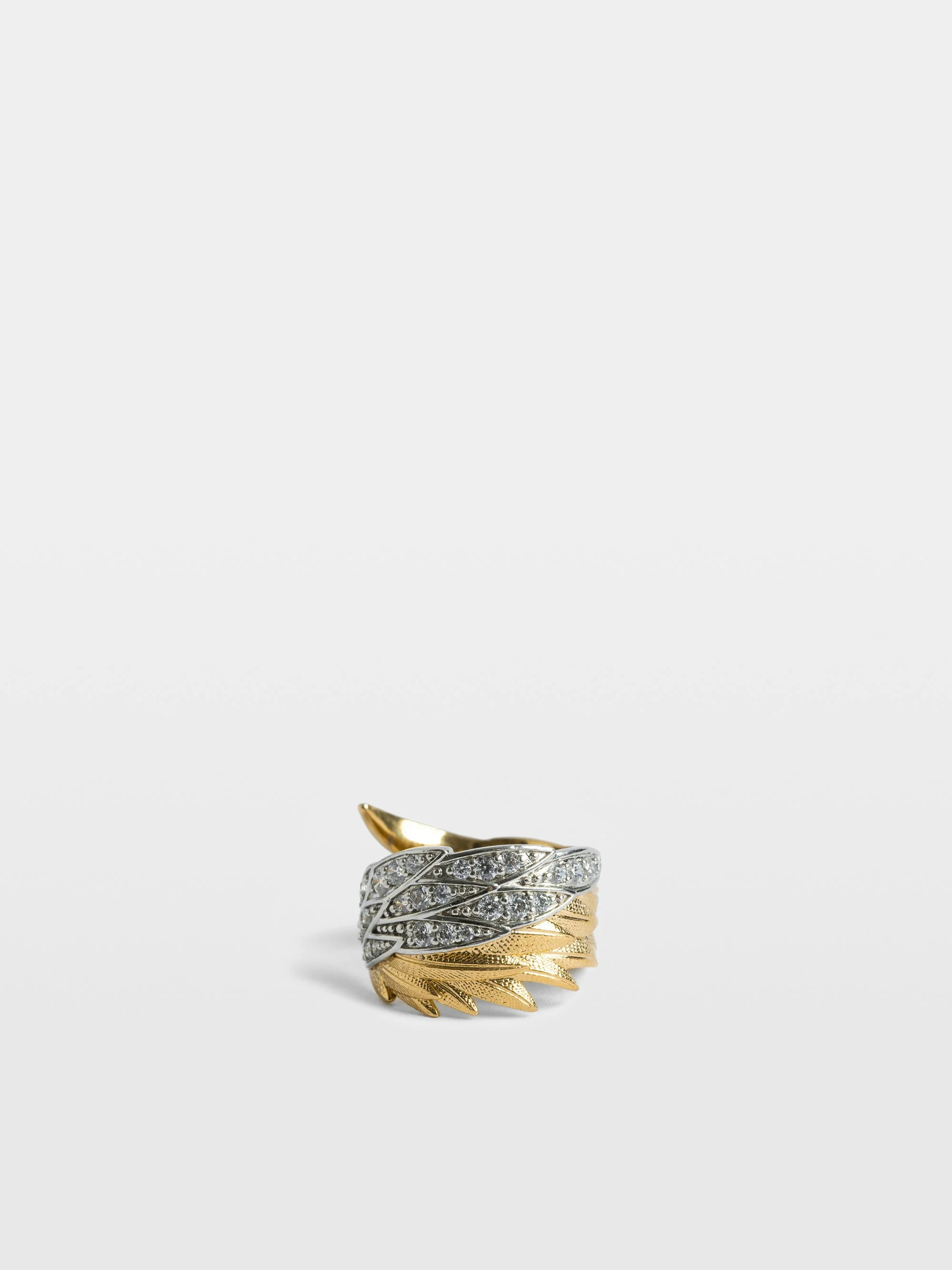 Rock Feather Ring - 1