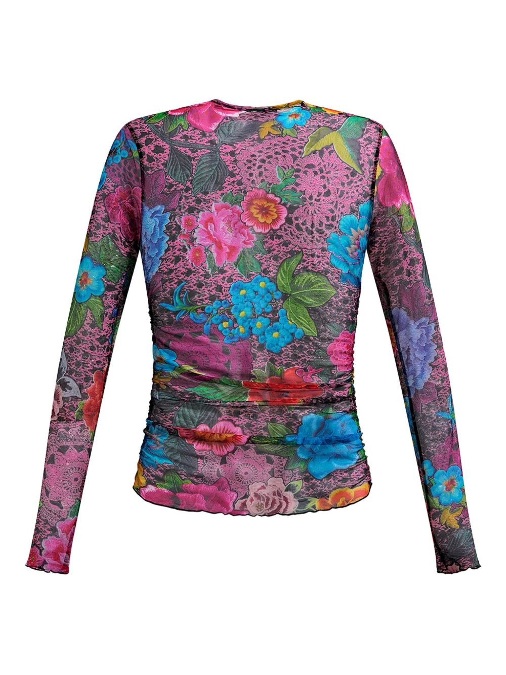 floral-print top - 5