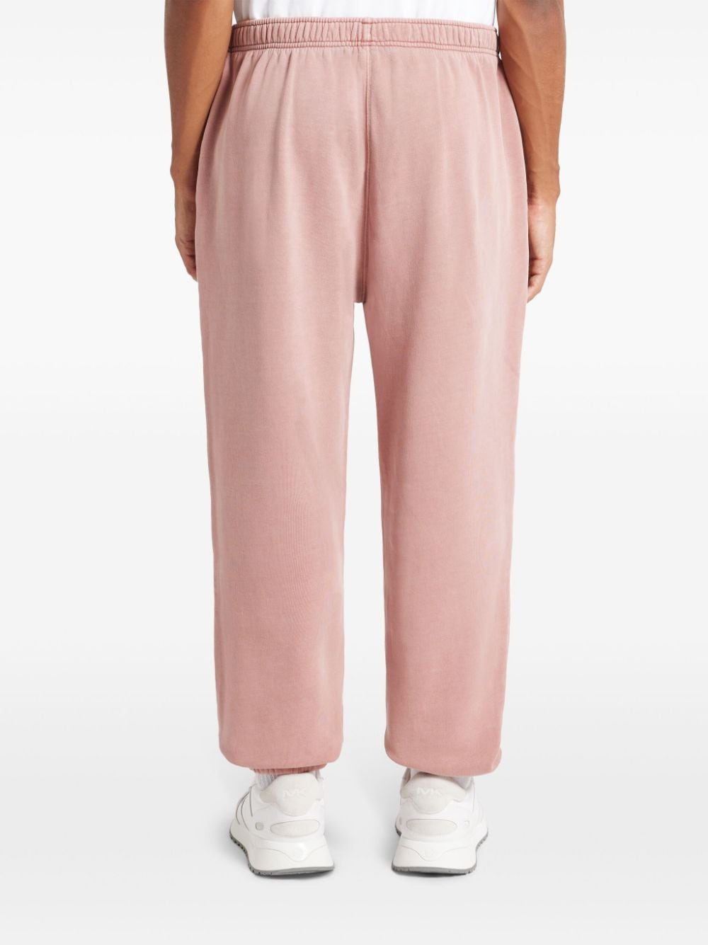 cotton-fleece track pants - 4