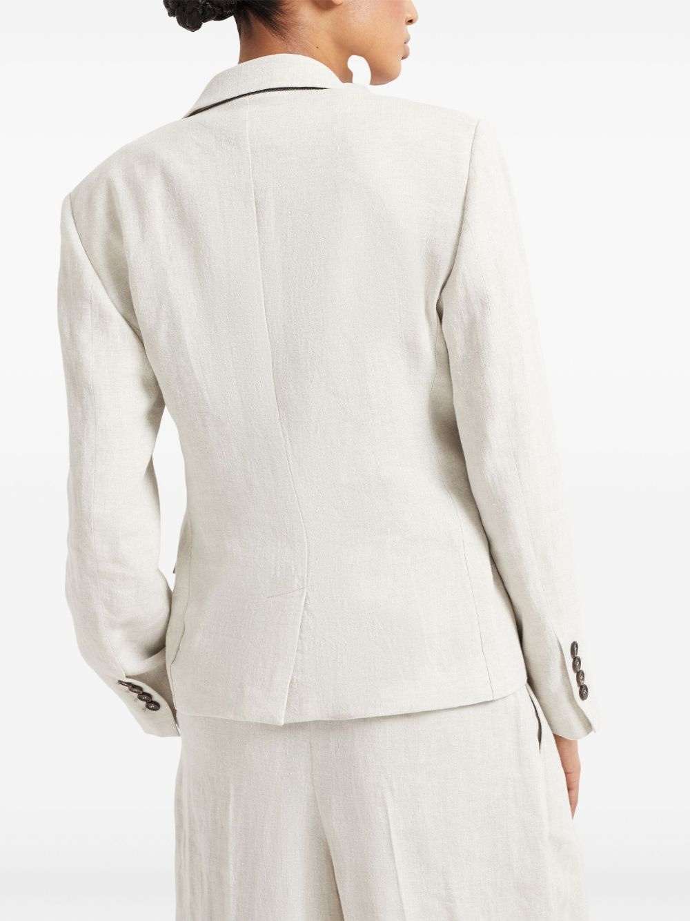 Monili-embellished blazer - 4