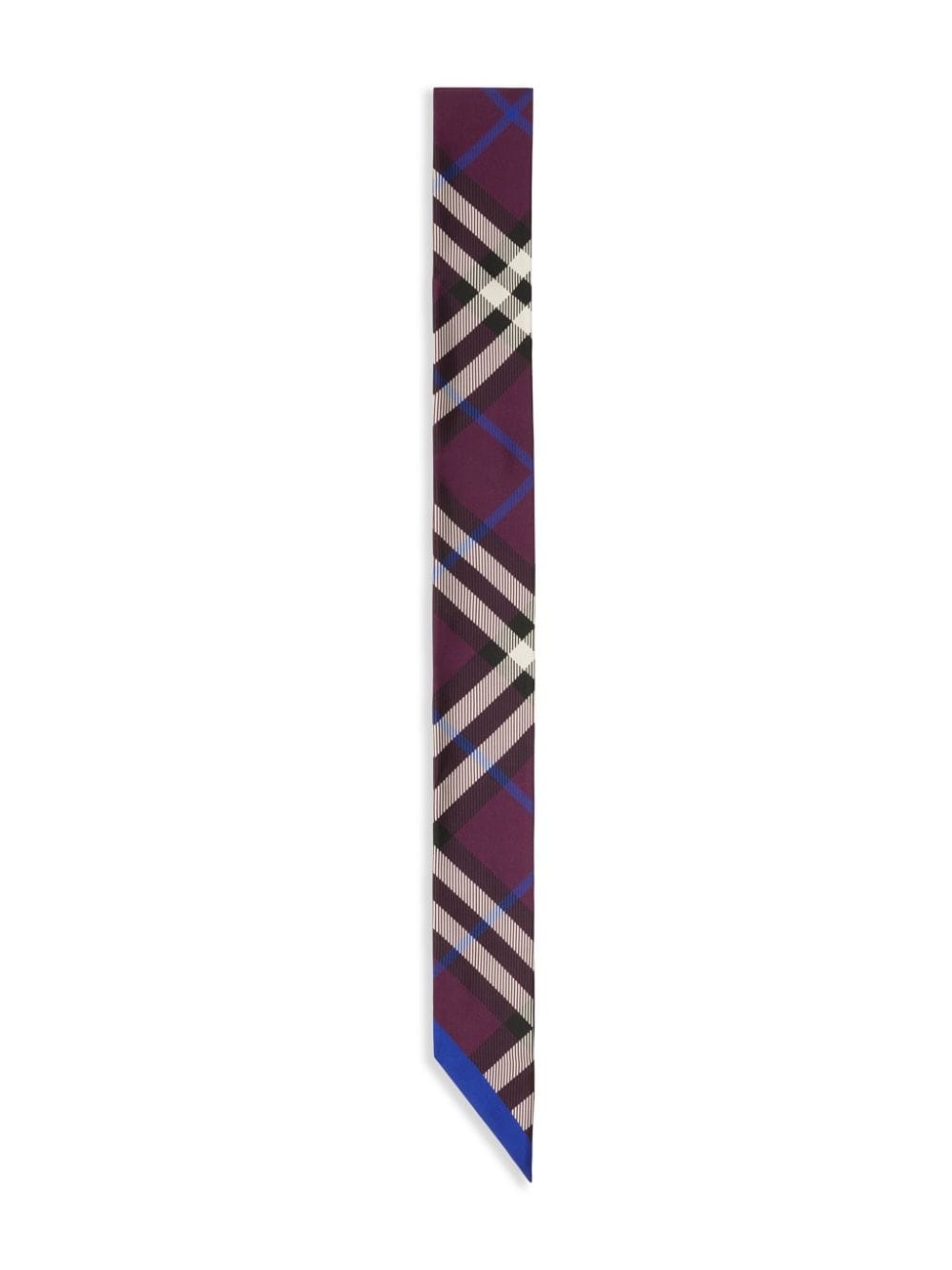 Nova Check silk scarf - 2