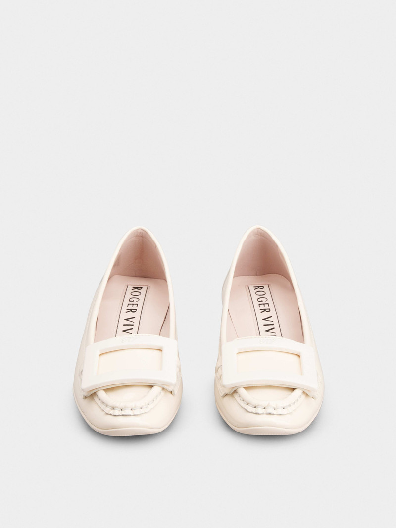 Lacquered Buckle Loafers in Patent Leather 7