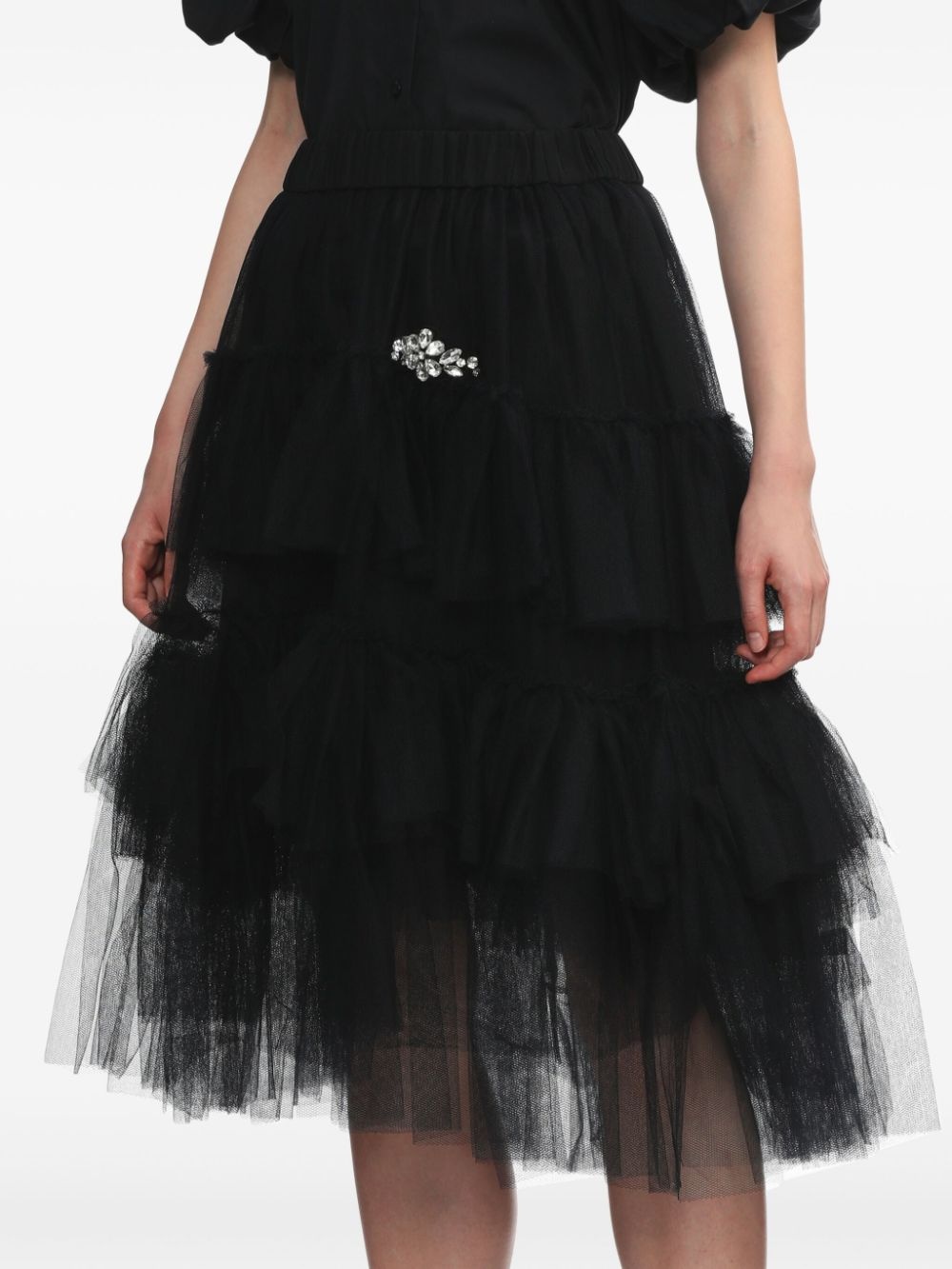 tulle tiered skirt - 5