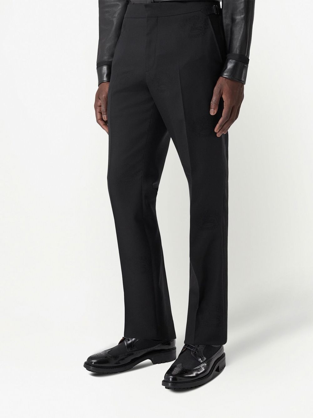 Equestrian Knight-motif tailored trousers - 3
